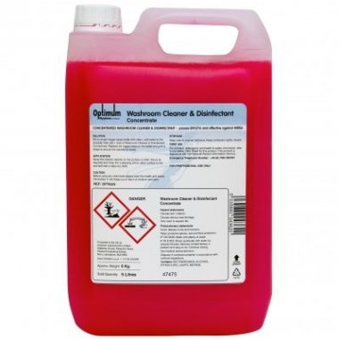 Washroom Cleaner & Disinfectant Concentrate - 1 x 5 Litre